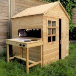 Evermeadow Wooden Playhouse with Mud Kitchen Bundle
