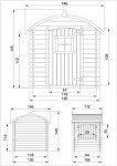 Kids Wooden Outdoor Playhouse - Wendy House Design