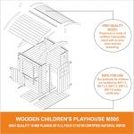 Kids Wooden Outdoor Playhouse - Wendy House Design