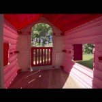 Pink Children's Playhouse - Indoor/Outdoor Fun!