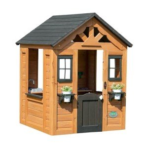 Sweetwater Wooden Outdoor Playhouse for Kids