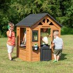 Sweetwater Wooden Outdoor Playhouse for Kids
