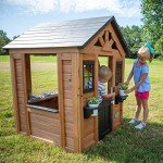 Sweetwater Wooden Outdoor Playhouse for Kids