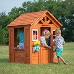 Timberlake Wooden Outdoor Playhouse for Kids