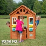 Timberlake Wooden Outdoor Playhouse for Kids