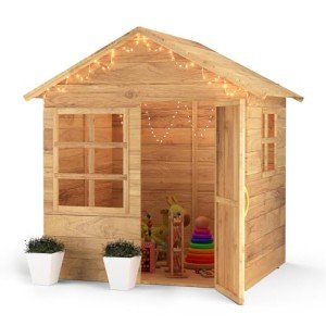 Evermeadow Wooden Playhouse for Kids Outdoors