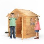 Evermeadow Wooden Playhouse for Kids Outdoors