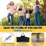 8FT SPOTRAVEL Outdoor Trampoline with Safety Enclosure