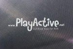 PlayActive Kids Trampoline with Safety Net & Accessories