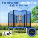 Monzana® 8ft Trampoline Set with Safety Net