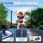 Monzana® 8ft Trampoline Set with Safety Net