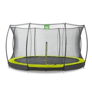 12ft ROUND Inground Trampoline with Safety Enclosure