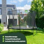 EXIT Toys 12ft Round Trampoline with Safety Net