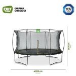 EXIT Toys 12ft Round Trampoline with Safety Net