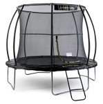 JumpKing 10ft Round Deluxe Trampoline with Enclosure