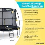 Jumpking 12ft Round Trampoline with Safety Enclosure