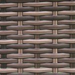 Brown Rattan Bistro Set for Outdoor Gardens