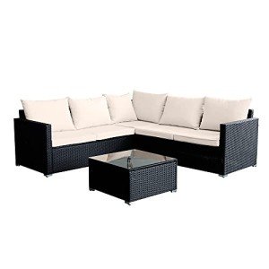 Panana 5-Seater Rattan Lounge Sofa Set