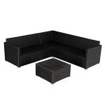 Panana 5-Seater Rattan Lounge Sofa Set