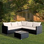 Panana 5-Seater Rattan Lounge Sofa Set