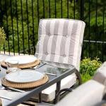 Hectare 6-Seater Outdoor Dining Set with Parasol