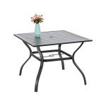 PHIVILLA Outdoor Bistro Table and Chairs Set