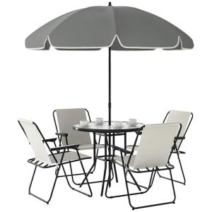 4-Piece Outdoor Garden Dining Furniture Set