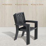 PHIVILLA Outdoor Bistro Table and Chairs Set