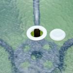 6-Piece Black Patio Dining Set with Umbrella