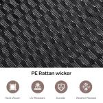 Panana 5-Seater Rattan Lounge Sofa Set