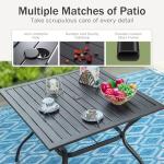 PHIVILLA Outdoor Bistro Table and Chairs Set