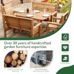 Staffordshire Wooden Garden Set with Two Benches