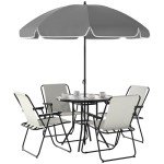4-Piece Outdoor Garden Dining Furniture Set