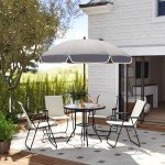 4-Piece Outdoor Garden Dining Furniture Set