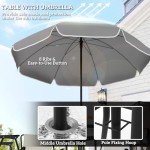 4-Piece Outdoor Garden Dining Furniture Set