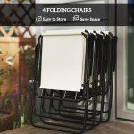 4-Piece Outdoor Garden Dining Furniture Set