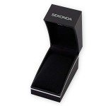 Sekonda Blue Rose-Gold Dial Leather Watch 1701