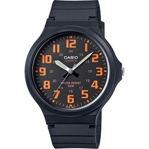 Casio 42mm Black Analogue Quartz Watch