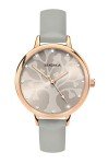 Sekonda Women’s Rose Gold Quartz Watch with Grey Strap