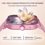 Women's Smart Fitness Watch with Touch Screen
