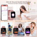 Women's Smart Fitness Watch with Touch Screen