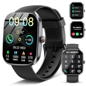 2025 HD Smartwatch with Fitness Tracker & Call Functions