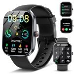 2025 HD Smartwatch with Fitness Tracker & Call Functions