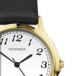 Sekonda Clarke 27mm Ladies Quartz Watch - Black Strap