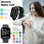 2025 HD Smartwatch with Fitness Tracker & Call Functions