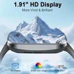 2025 HD Smartwatch with Fitness Tracker & Call Functions