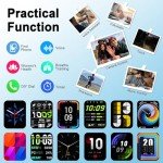 2025 HD Smartwatch with Fitness Tracker & Call Functions