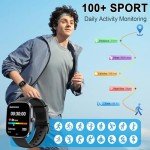 2025 HD Smartwatch with Fitness Tracker & Call Functions