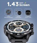 LIGE Men's Smart Watch with AMOLED Display
