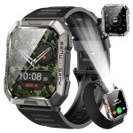 Military Smartwatch for Men with Long Battery Life